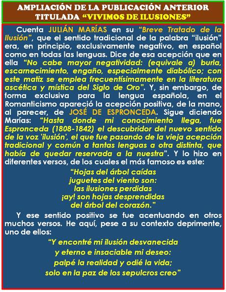 VIVIMOS DE ILUSIONES