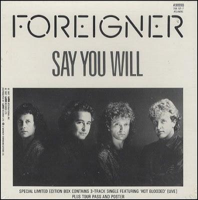 foreigner say you will