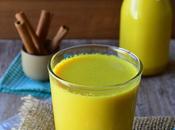 Golden milk iced latte
