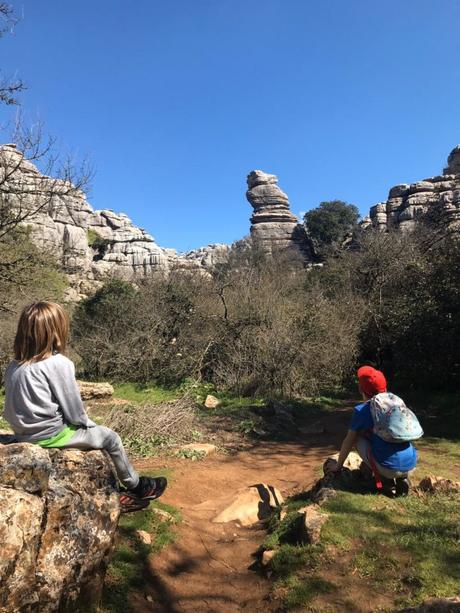 El Torcal de Antequera con niños