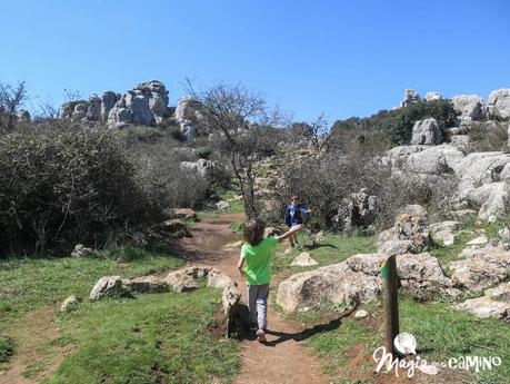El Torcal de Antequera con niños