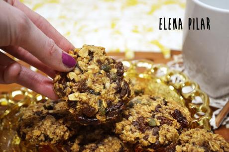 Cookies de plátano y semillas, súper fáciles, sin huevo y sin azúcar