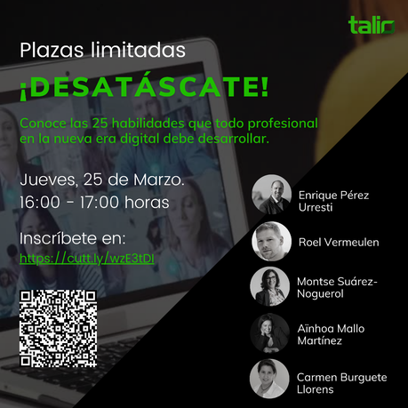 Las 25 habilidades del profesional digital por Talio