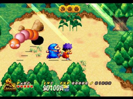 Ganbare Goemon: Uchuu Kaizoku Akogingu de PlayStation traducido al español