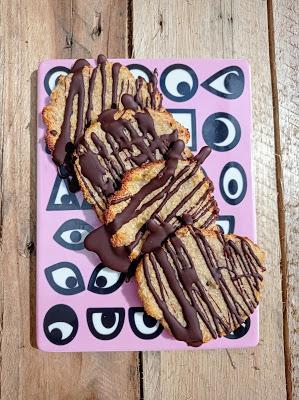 Galletas de plátano, coco y chocolate - Veganas & Sin Gluten