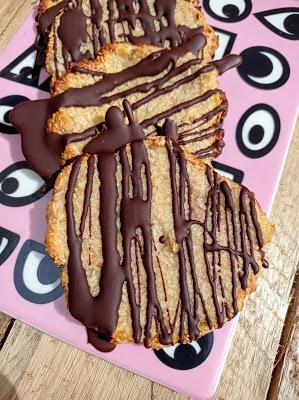 Galletas de plátano, coco y chocolate - Veganas & Sin Gluten