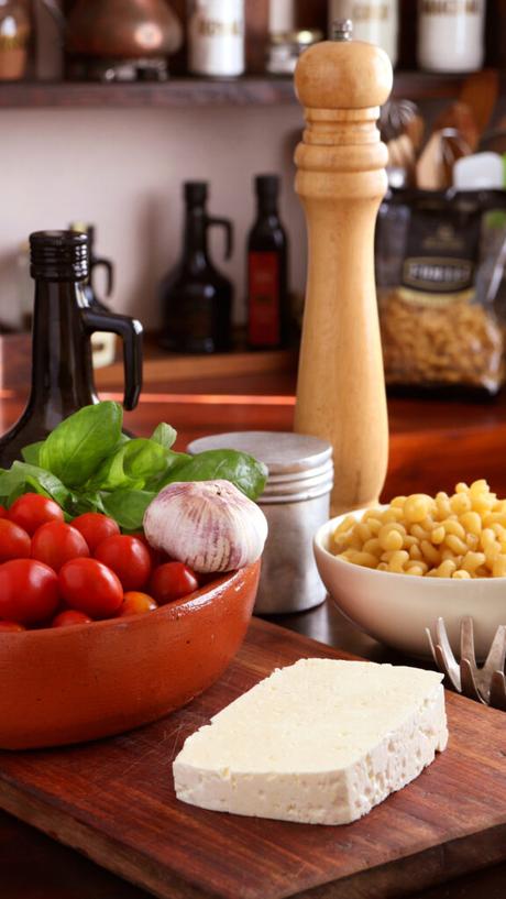 Pasta con Queso Feta baked feta pasta queso griego viral tiktok