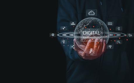 Tecnología Cloud. Mundo digital.
