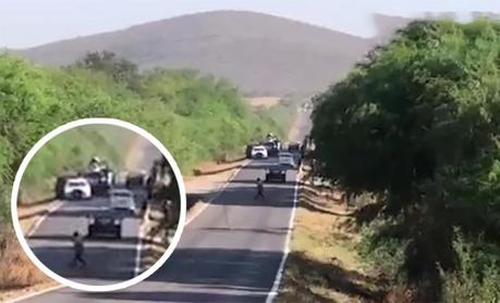 Balean a ministeriales en la carretera Rioverde- San Ciro