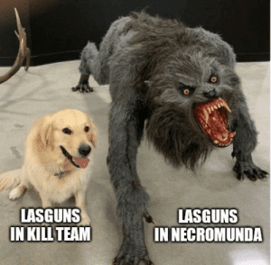 Donde un rifle láser es realmente apreciado