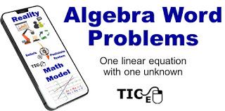 Algebra Word Problems 01 - 2021