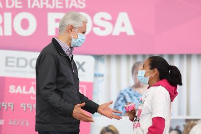 LLEGA SALARIO ROSA A LAS MUJERES DEL EDOMÉX QUE MÁS LO NECESITAN, Y YA SON MÁS DE 387 MIL BENEFICIARIAS: ALFREDO DEL MAZO LLEGA SALARIO ROSA A LAS MUJERES DEL EDOMÉX QUE MÁS LO NECESITAN, Y YA SON MÁS DE 387 MIL BENEFICIARIAS: ALFREDO DEL MAZO