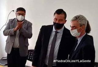 Víctor López firmó con Meoni la continuidad del progreso de Santo Tomás Víctor López firmó con Meoni la continuidad del progreso de Santo Tomás