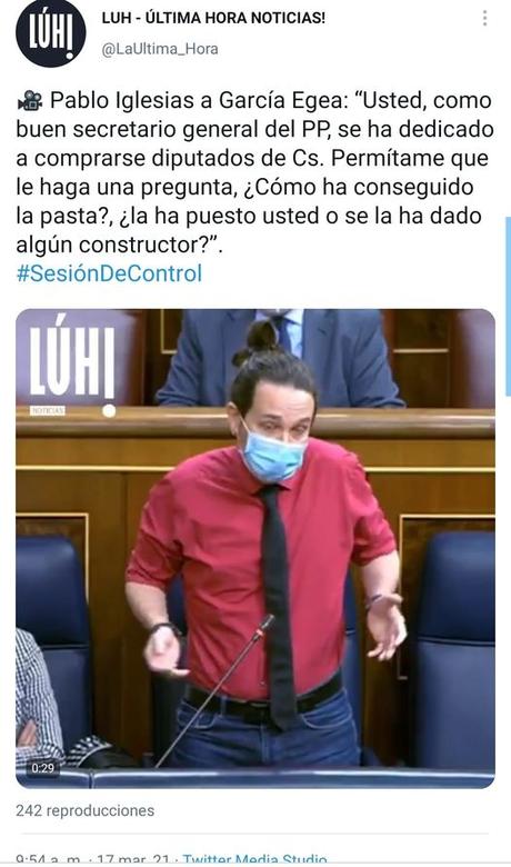 Iglesias se tira del tren del Gobierno en marcha para presentarse a las elecciones de la Comunidad de Madrid.