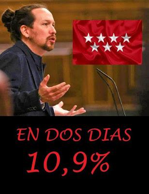 Iglesias se tira del tren del Gobierno en marcha para presentarse a las elecciones de la Comunidad de Madrid.