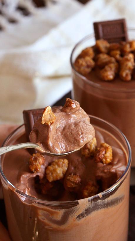 mousse de chocolate postre vaso