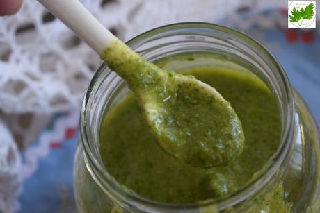 Pesto de Apio y Nueces