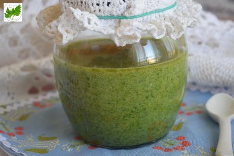 Pesto de Apio y Nueces