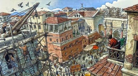 Insula, vivir en un piso en la antigua Roma