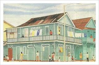 La Casa Verde, obra pictórica de Don Víctor Lewis La Casa Verde, obra pictórica de Don Víctor Lewis