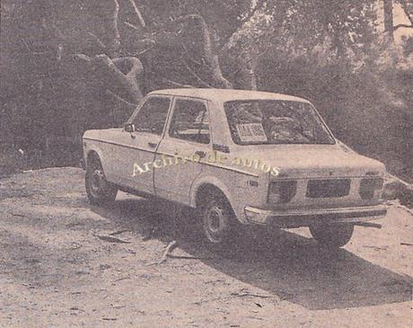 Prueba del Fiat 128 Europa del año 1980