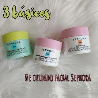 3 básicos de cuidados facial Sephora - Opinión
