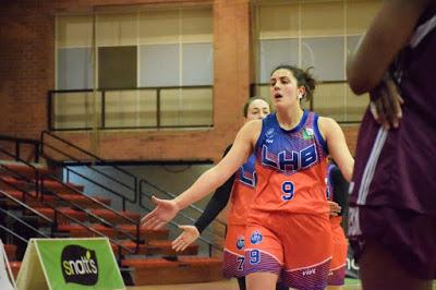 Galería de clics del Bàsquet Femení Sant Adrià-Lima Horta Bàsquet (Liga Femenina 2)