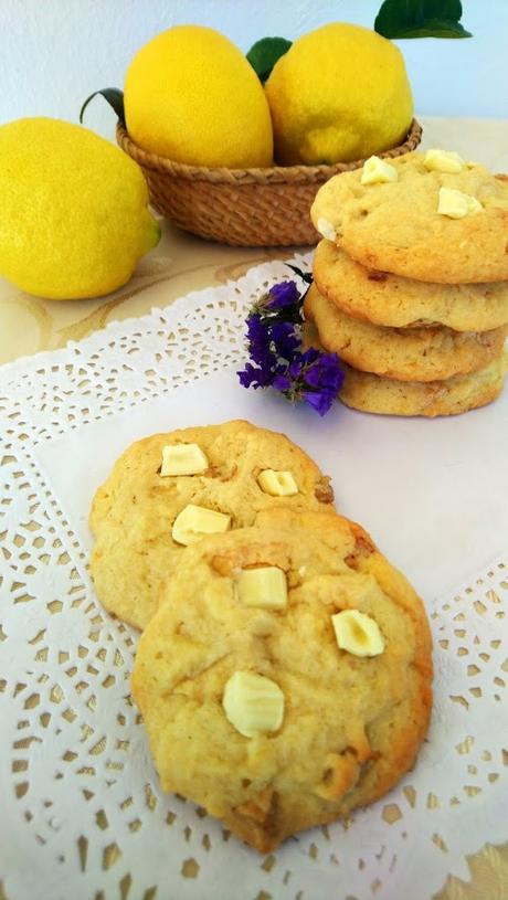 Cookies de limón & chocolate blanco