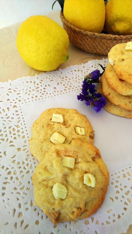 Cookies de limón & chocolate blanco