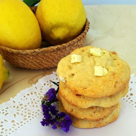 Cookies de limón & chocolate blanco