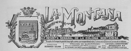 «La Montaña», revista semanal de la colonia montañesa en La Habana