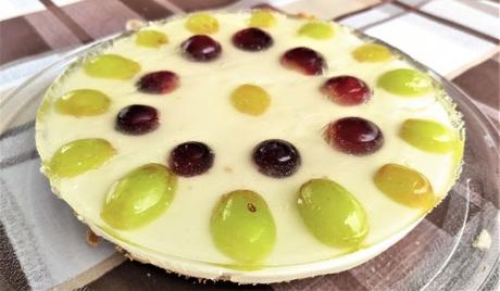 Tarta de Uva y Queso con Thermomix ® Cómo hacer con Thermomix la tarta de uvas, queso y chocolate blanco