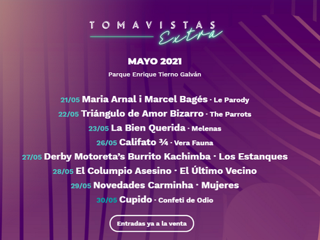 Tomavistas Extra 2021 en mayo en Madrid