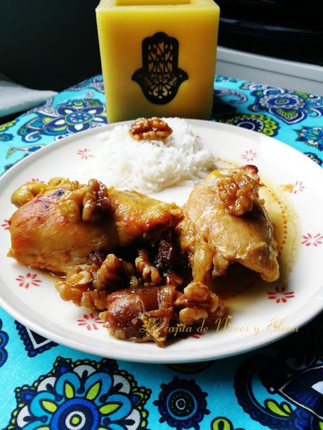 Pollo marroquí con arroz basmati
