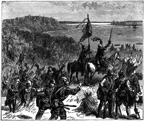 LA DELIRANTE PELEA DEL ASTORGANO FRANCISCO REINOSO CON CINCO INDIAS EN FLORIDA EN 1540