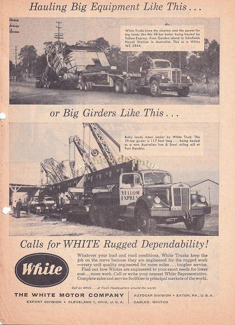 White, una marca de camiones de Estados Unidos White, una marca de camiones de Estados Unidos