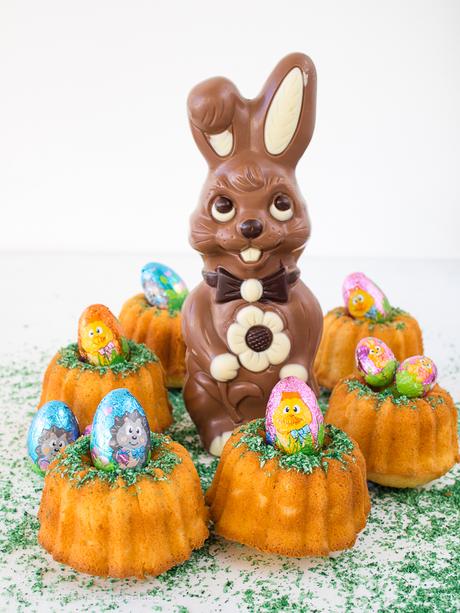 Mini Bundt Cakes de Pascua Mini Bundt Cakes de Pascua