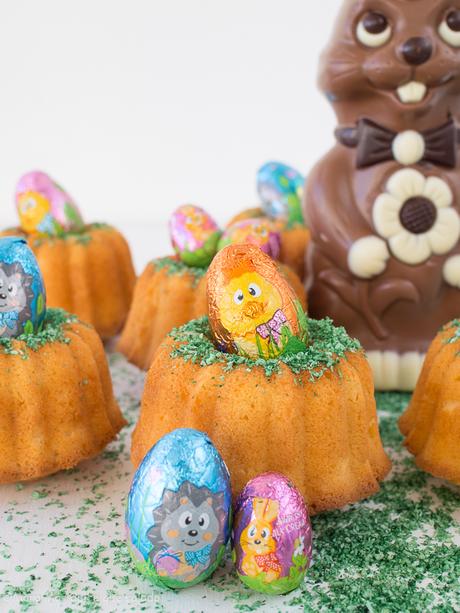 Mini Bundt Cakes de Pascua Mini Bundt Cakes de Pascua
