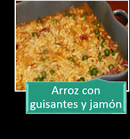 ARROZ CON GUISANTES Y JAMÓN