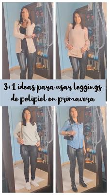 3 + 1 ideas para combinar unos leggins de polipiel