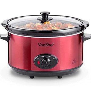 VonShef 50/341 mejores ollas de cocción lenta