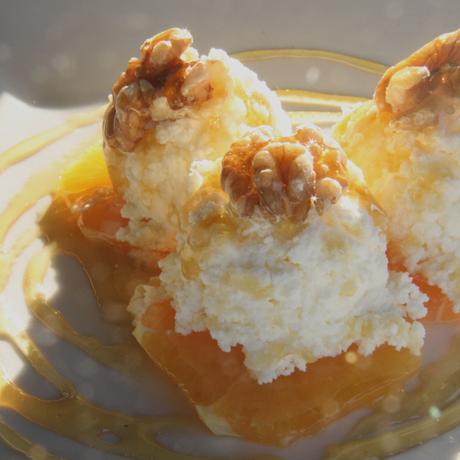 mel i mato - miel y queso postre