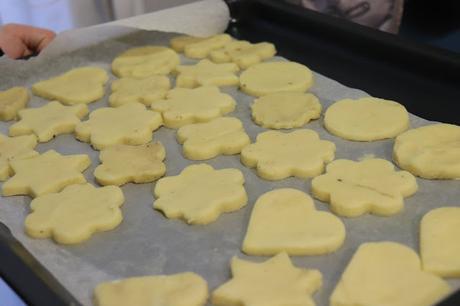 Galletas de corte sin gluten, receta fácil con harina de maíz blanco