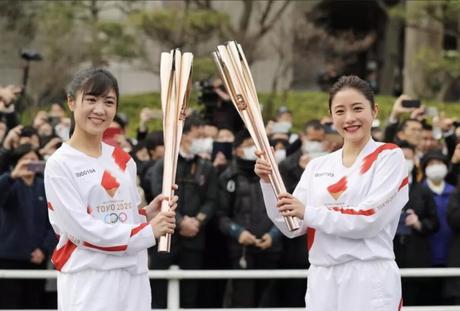 JJOO Tokio: empezó el recorrido de 121 días de la antorcha