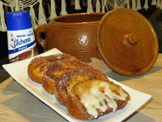 TORRIJAS CON LECHE CONDENSADA TORRIJAS CON LECHE CONDENSADA