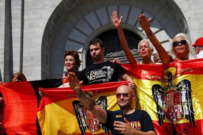 Grupos franquistas en Madrid pretenden enaltecer la dictadura.
