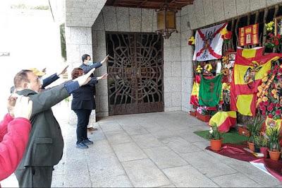 Grupos franquistas en Madrid pretenden enaltecer la dictadura.