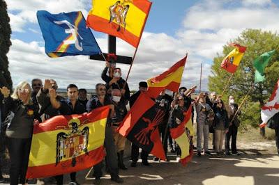 Grupos franquistas en Madrid pretenden enaltecer la dictadura.