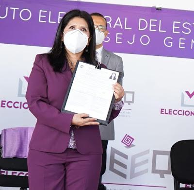 EL PES ABANDERA A MARÍA DE JESÚS IBARRA CANDIDATA A LA GUBERNATURA EN QUERÉTARO