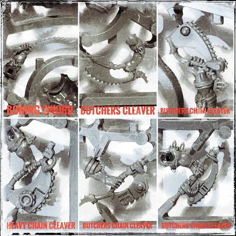 Guía visual rápida de las armas del Corpse Grinder Cult